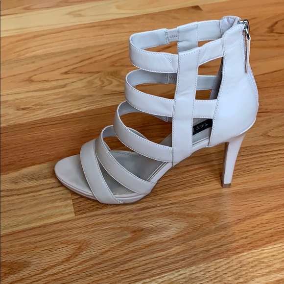 White House Black Market Shoes - White House Black Market Kenzie nude heel